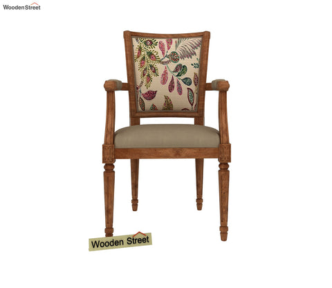 Orchid Arm Chair (Irish Cream, Rosy Leaf)