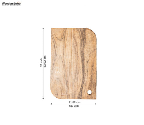 Alder Acacia Wood Handcrafted Non Slip Chopping Board For Kitchen