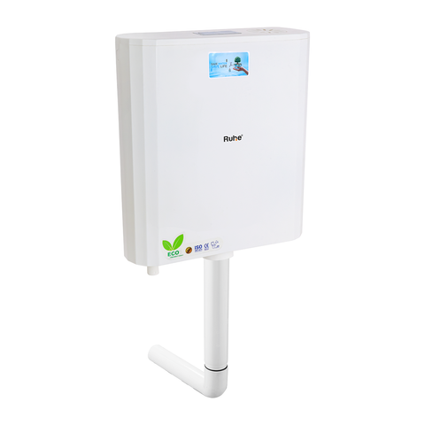 Trueliving_Flushing Atlantic (White) Cistern  8 Ltr.