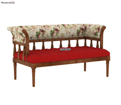 Reyes Bench With Back Rest (Cotton, Cream Blossom)