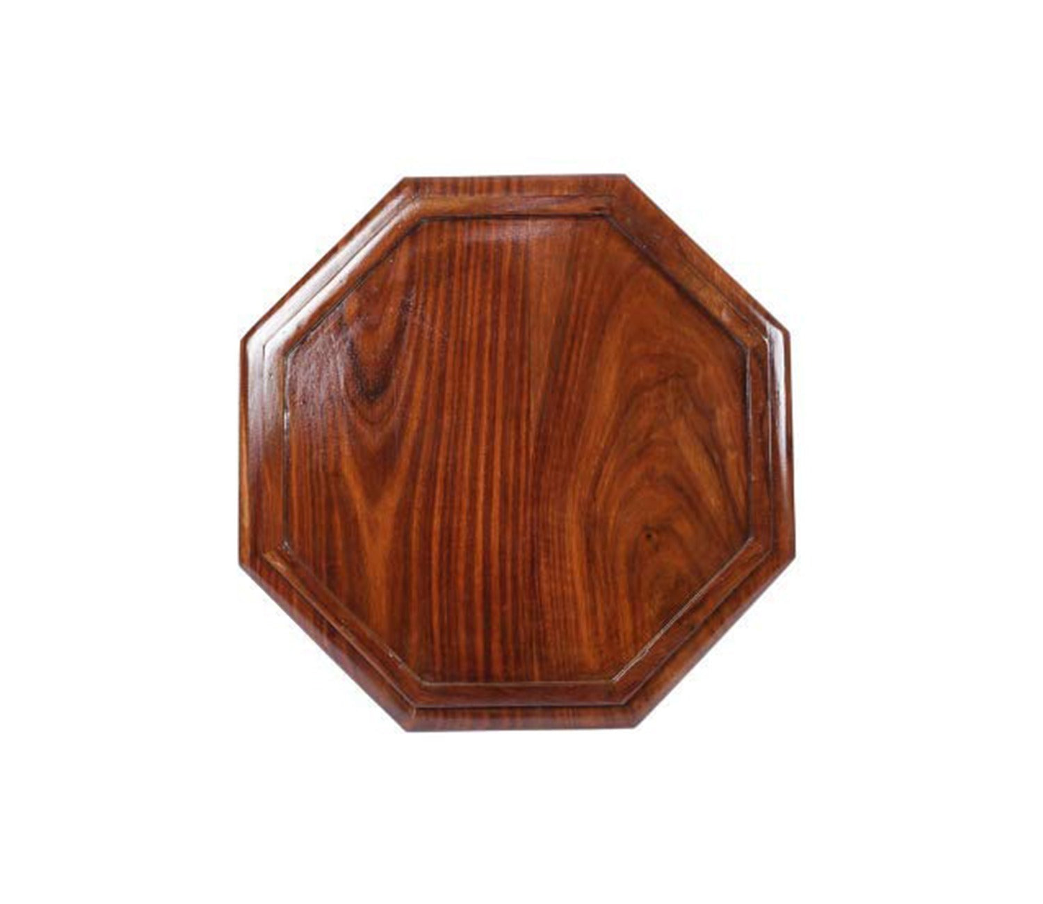 Brown Wooden Octagon Chowki