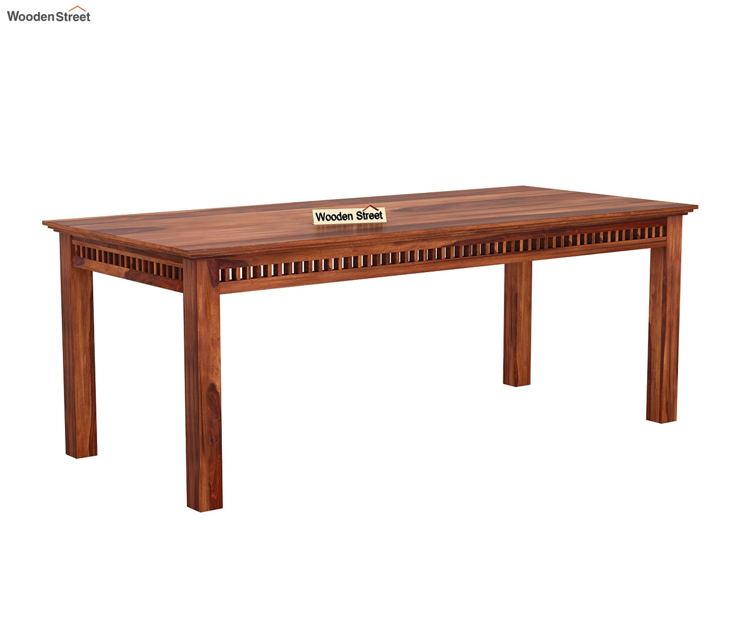 Adolph 8 Seater Dining Table (Honey Finish)