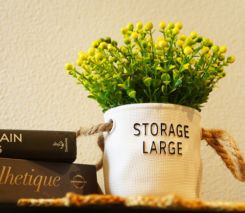 Wonder Artificial Flower With Plastic Pot (Yellow)