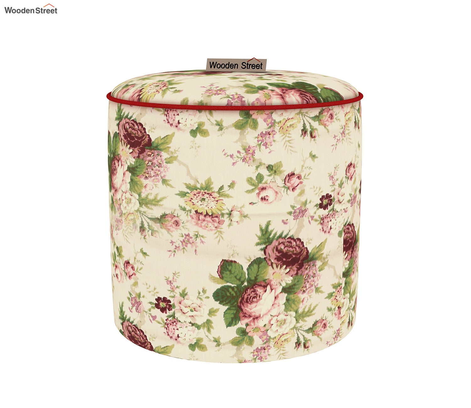 Robin Round Pouffe (Cream Blossom)