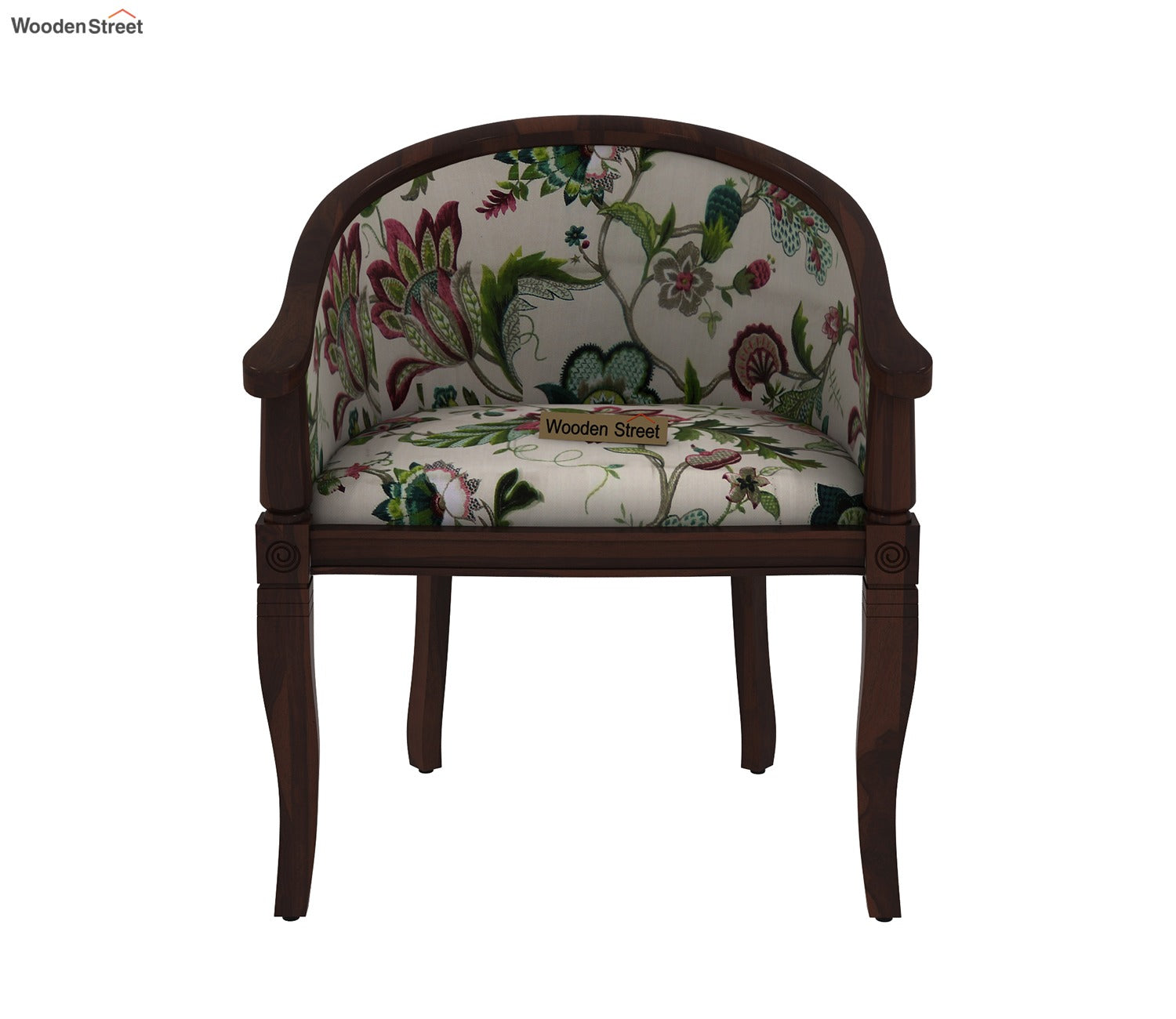 Arctic 2 Seater Sheesham Wood Balcony Set (Walnut Rose Vineyard)