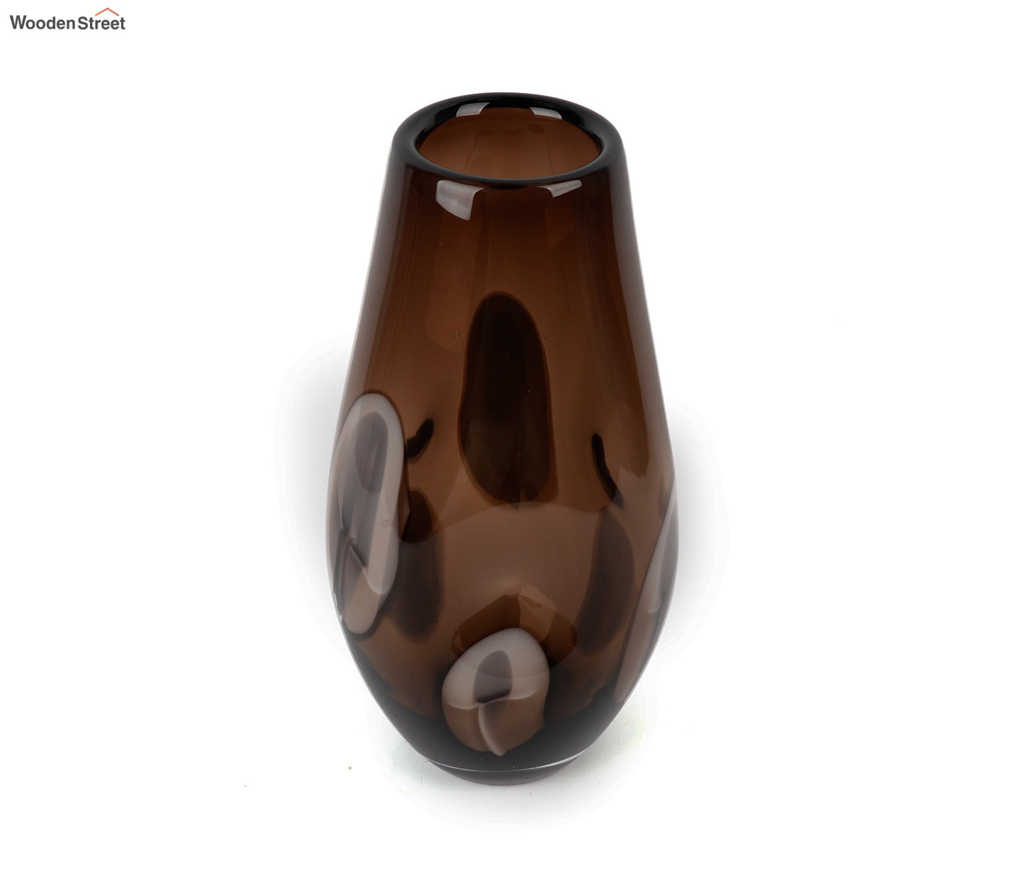 Flora Brown Glass Vase