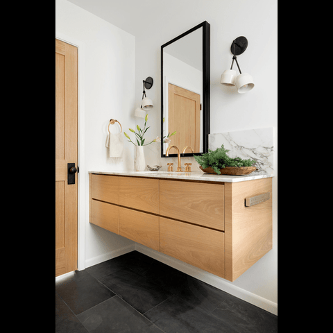 Trueliving Multicolor Vanity Wash Basin with Cabinet for Bathroom (Standard (Between 20-40 In Width, 30-40 In Height)