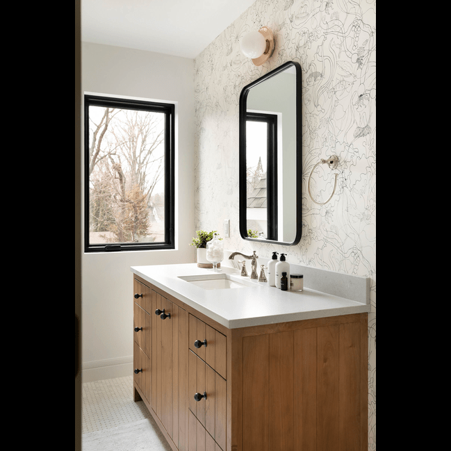 Trueliving Modern Multicolor Vanity Wash Basin with Cabinet for Bathroom (Standard (Between 20-40 In Width, 30-40 In Height)