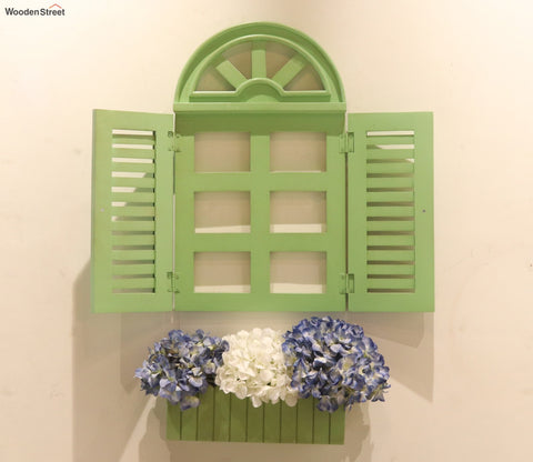Pinot Wooden Window Frame (Distress Pista Green)