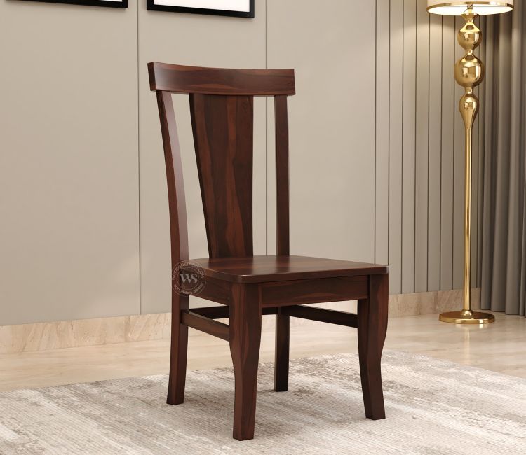 Sofie Dining Chair without Fabric (Walnut Finish)