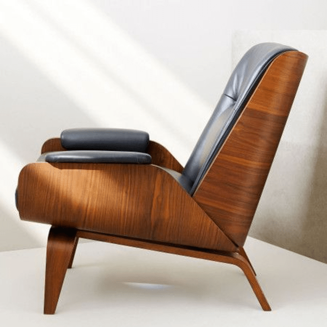 Trueliving Classy Wood Chair Living Room H 34 x W 27 x D 31.5