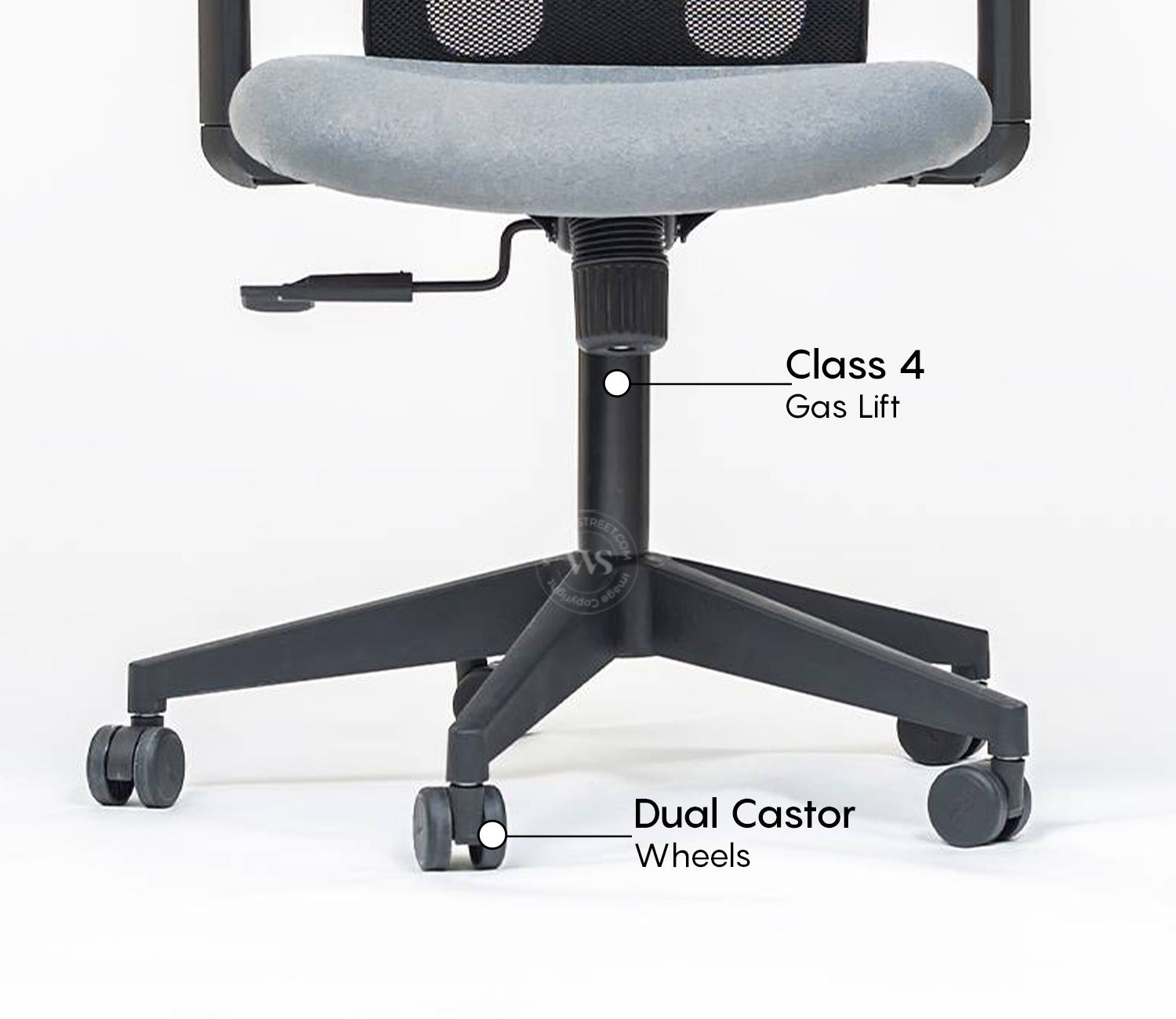 Carina High Back Mesh Office Chair (Grey)