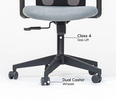Carina High Back Mesh Office Chair (Grey)