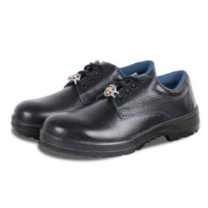 Trueliving_New Arrivals-Safety Products-Liberty Warrior Leather Steel Toe Black Work Safety Shoes, 98-01-SSBA, Size: 6