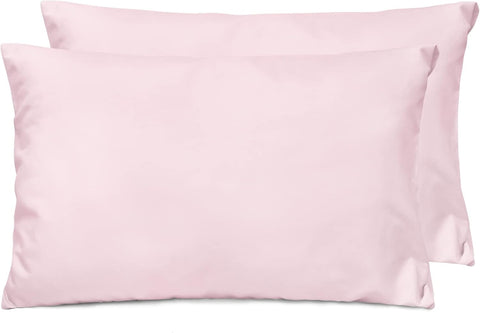 LINENCART 2 Pack Standard Size Pillow Cases, 1200TC Brushed Microfiber Super Soft Pillowcases with Envelope Closure, Wrinkle, Fade and Stain Resistant Pillow Covers, 48x74cm - Dark Grey