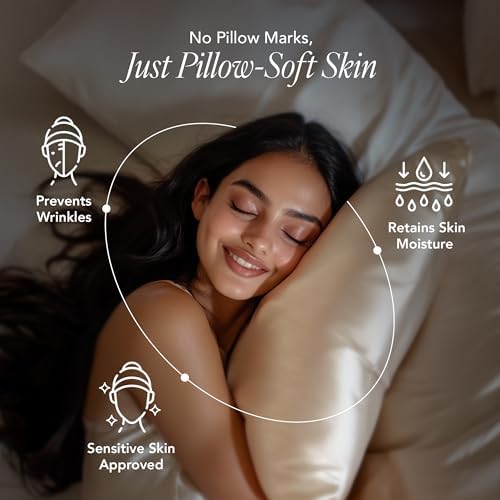 Stoa Paris Satin Bedsheet King Size with 2 Pillow Covers, 300TC Premium Bedsheets King Size, Home Decor, Ultimate Comfort, 274 cm x 228 cm, Date Night - Harbour Mist Grey