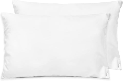 LINENCART 2 Pack Standard Size Pillow Cases, 1200TC Brushed Microfiber Super Soft Pillowcases with Envelope Closure, Wrinkle, Fade and Stain Resistant Pillow Covers, 48x74cm - Dark Grey
