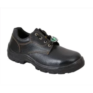 Trueliving_New Arrivals-Safety Products-Zain Zm-02 Leather Steel Toe Black Formal Work Safety Shoes Size : 6