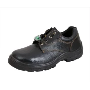 Trueliving_New Arrivals-Safety Products-Zain Zm-02 Leather Steel Toe Black Formal Work Safety Shoes Size : 6