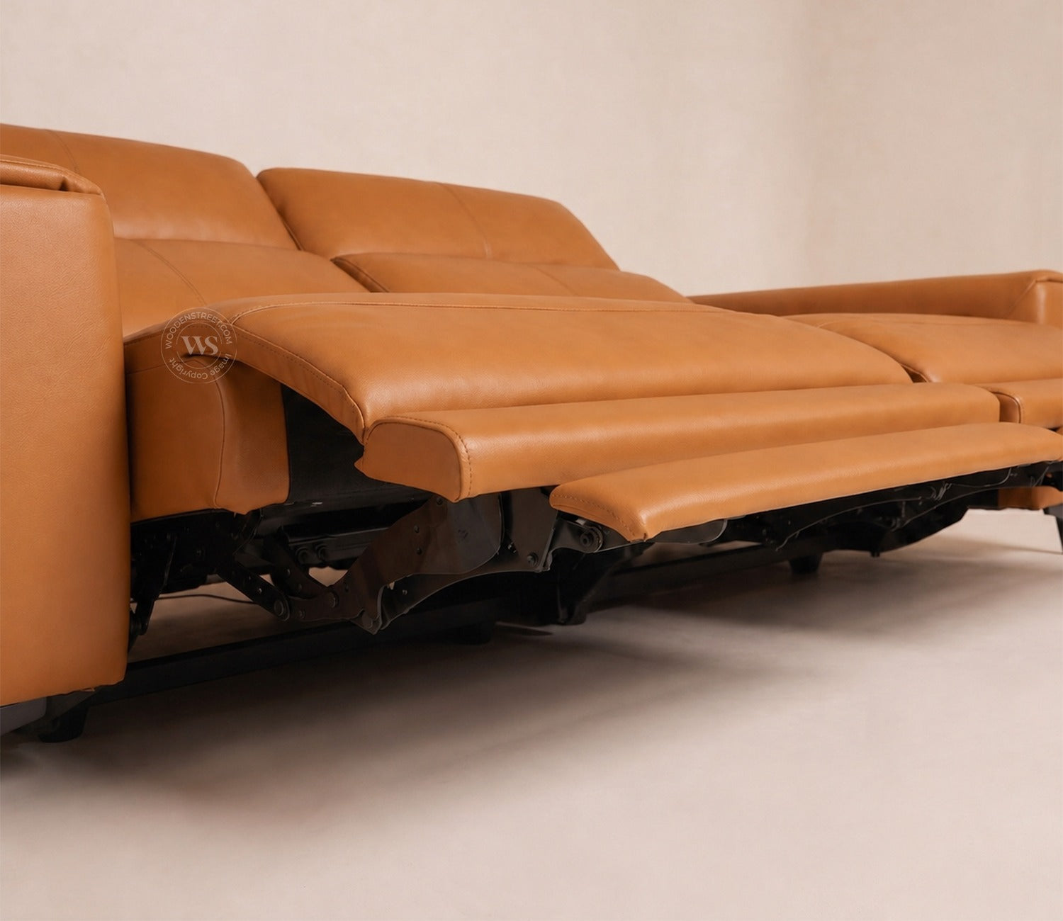 Blacksburg Luxe Electric Recliner 2 Seater Sofa (Urban Tan)