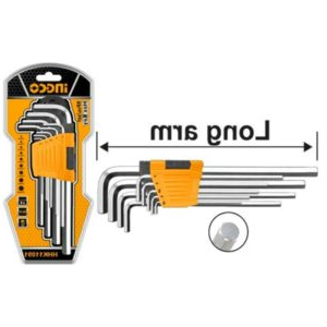 Truliving_Allen Keys & Sets-Hand Tools & Hardware-Tools & Hardware-INGCO Hex Key HHK11091 | 9pcs hex key set
