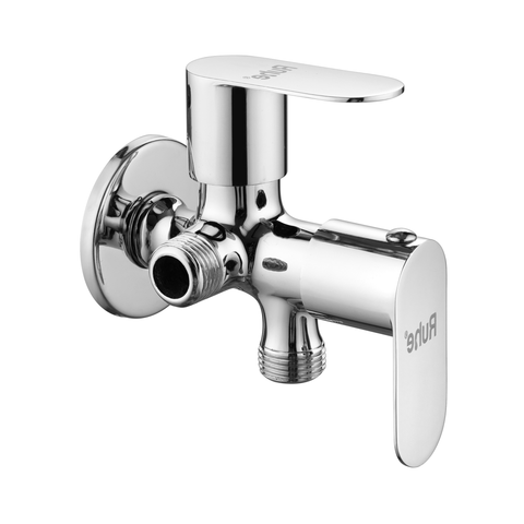 Trueliving Luxuries  Two Way Angle Valve Brass Faucet (Double Handle)20 Inches