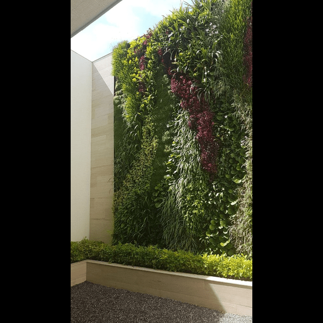 TrueLiving Beautiful Walls Artificial Wall Grass 1.2 for Home Decoration I Grass Mat for Wall I Vertical Garden Artificial Wall Plants  20" x 20"