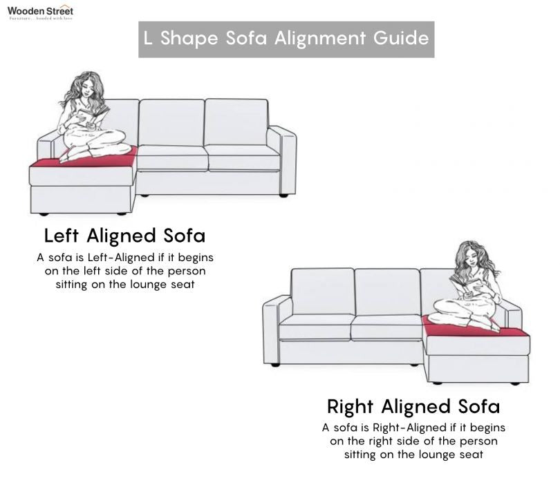 Nivas L-Shaped Sofa with Wooden Accents (Sage Green)