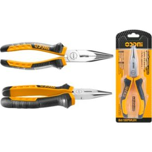 Truliving_Hand Tools & Hardware-Pliers-Tools & Hardware-INGCO Long Nose Plier HLNP08168 | 6?”/160mm | Two color handle