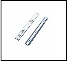 Trueliving_TELESCOPIC  Silver SLIDE MS SOFT CLOSE PREMIUM HEAVY (ZINC) *10''
