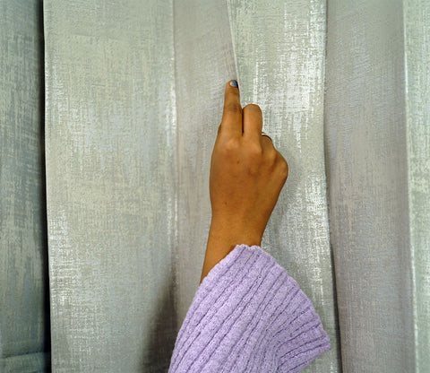 Gradient Blackout 1 Piece Curtain (Grey, 7 Feet)