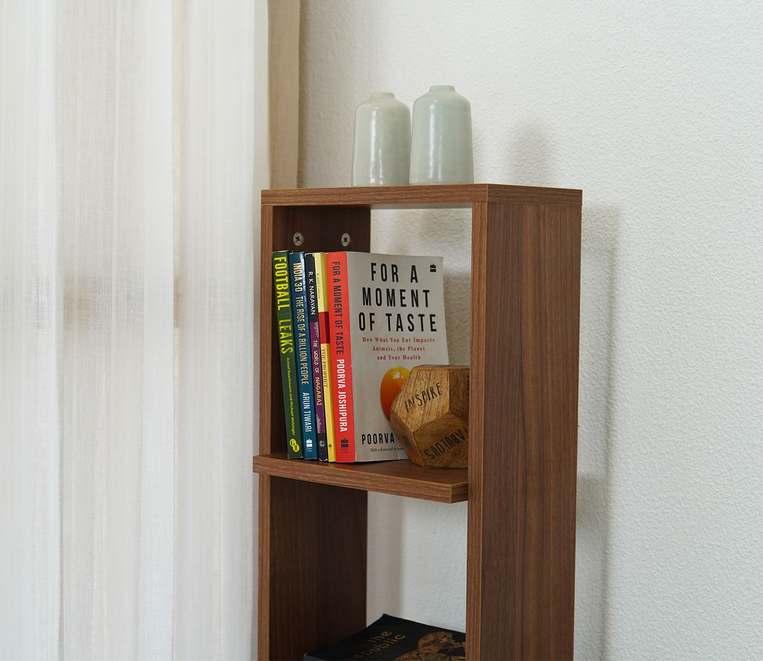 Canny Book Shelf (Exotic Teak Finish)