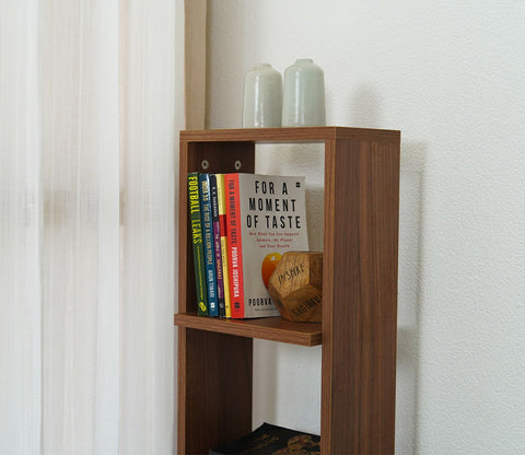 Canny Book Shelf (Exotic Teak Finish)