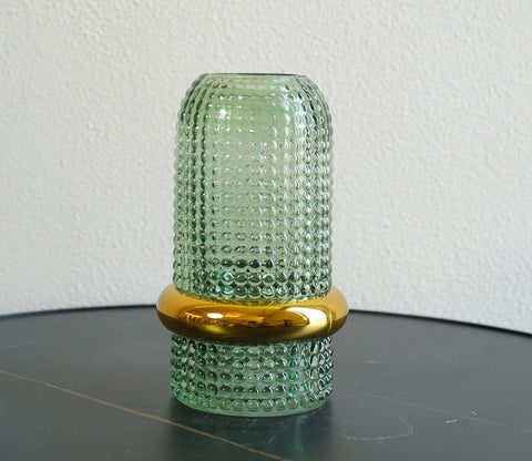 Bloom Box Glass Vase (Green, L)