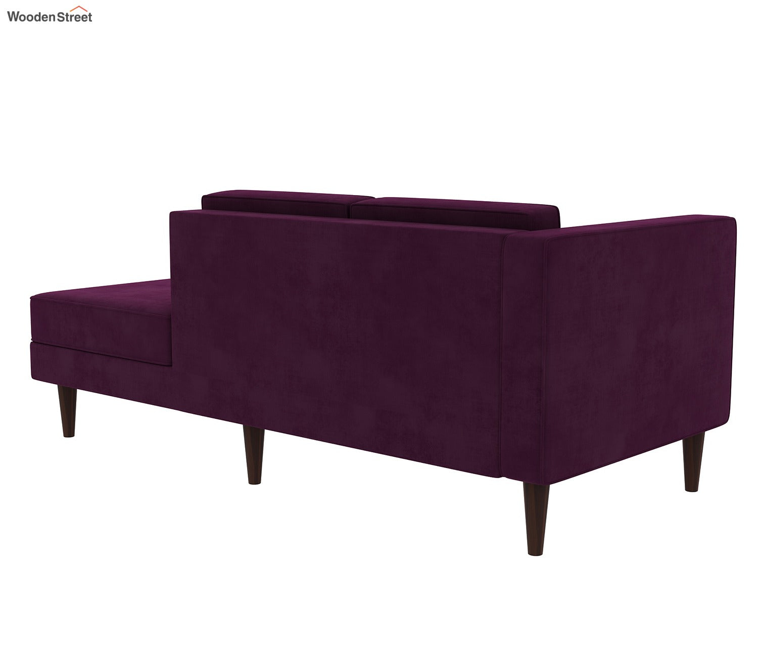 Michael Chaise Lounge (Velvet, Mulberry Pink)