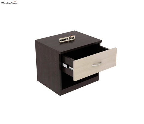 Drewno Bedside Table (Flowery Wenge Finish)
