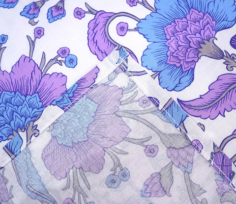 Pernia Moments Queen Size Bedsheet (Purple)