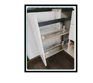 Truliving_SIDE MOUNTING PULLOUT MATTEE ROSE GOLD (FRAME WITH SOFT CLOSE QUADRO)_150/2