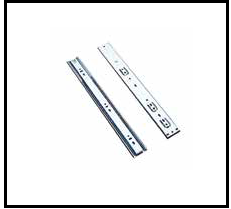 Trueliving_TELESCOPIC  Silver SLIDE MS SOFT CLOSE PREMIUM HEAVY (ZINC) *10''