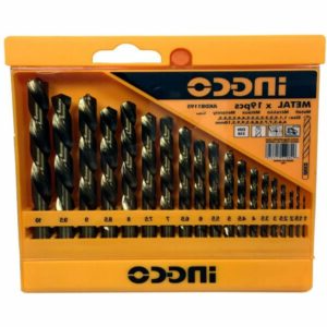 Trueliving_Drill Bits-Power Tools Accessories-Tools & Hardware-INGCO 19PCS HSS twist drill bits set AKDB1195, Packed by plastic box