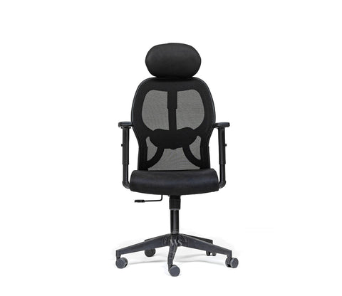 Auriga High Back Mesh Ergonomic Office Chair (Black)
