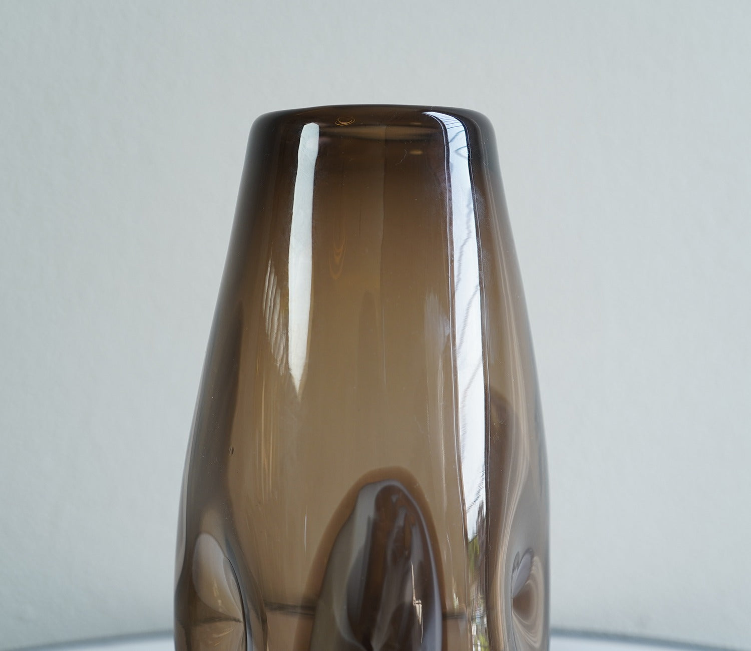 Flora Brown Glass Vase