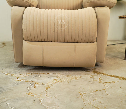 Arvana Motorized Recliner Sofa (Beige)