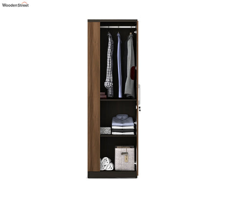 Kosmo Ken 1 Door Engineer Wood Wardrobe With Mirror