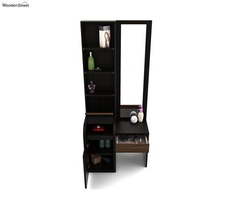 Amazon Engineered Wood Dressing Table in Natural Teak Finish