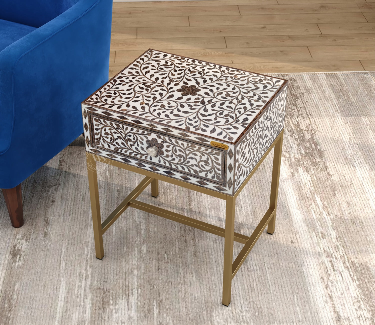 Valeno Inlay Side Table