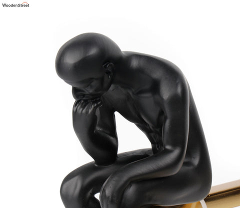 Sleek Celestial Black Human Figurine (S, Black)