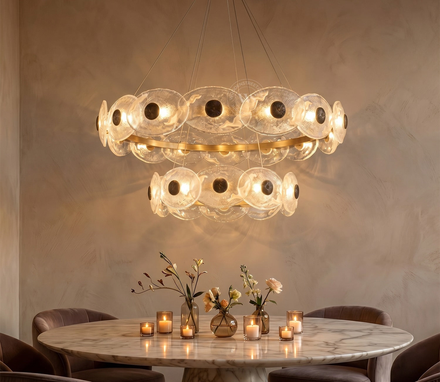 Center of Attention Twin Collection Chandelier
