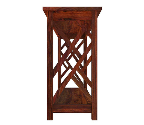 Criss Cross Designer Wooden Console Table