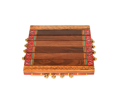 Handcrafted Puja Cum Bhog Chowki